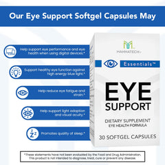 Product image highlighting blue-light support for digital life.