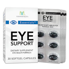 Mannatech Eye Care Supplement packaging shows the bottle for daily eye support.