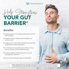 Mannatech gut health guide visual highlights potential digestive wellness benefits
