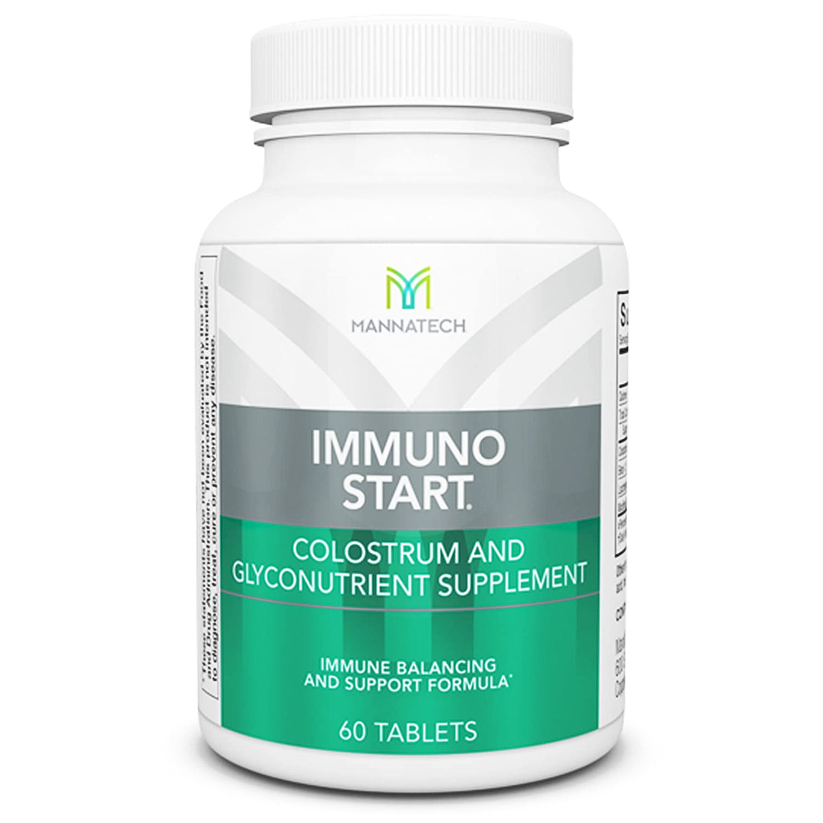 Mannatech ImmunoSTART bottle front view for everyday immune balance support.