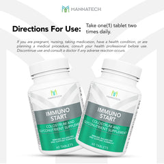 Lifestyle scene with person taking ImmunoSTART for daily immune balance.