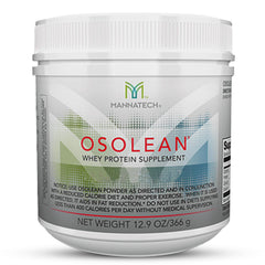 Mannatech OsoLean protein powder canister for easy daily nutrition and satiety