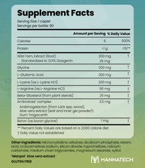 Mannatech Plus 90 capsules close-up, showing soft-gel capsules for daily use