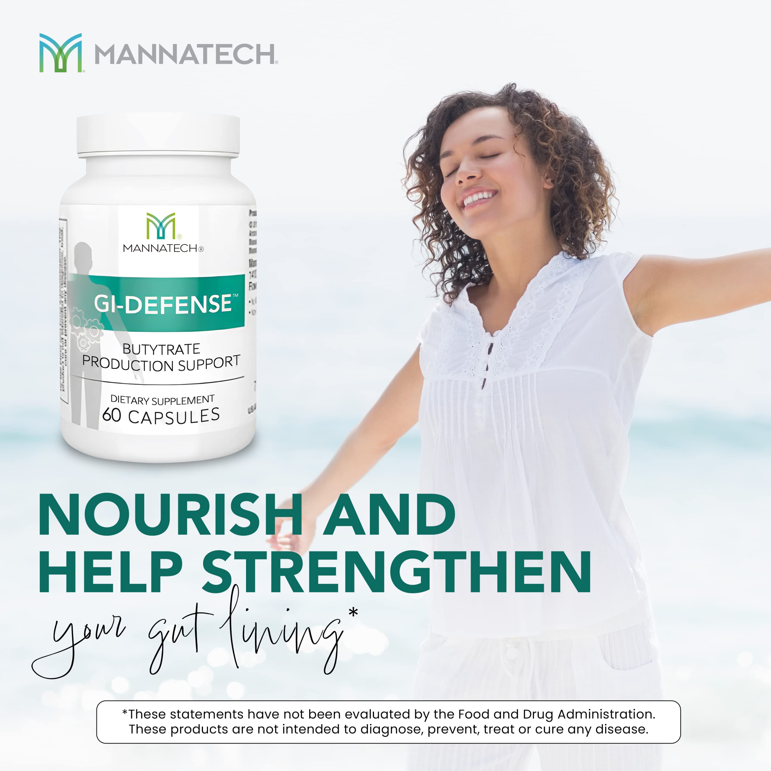 Mannatech supplement packaging grid product presentation for everyday use