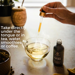 Triple extracted ultrasonic badge in Manuka Mana bottle indicating bioavailability.