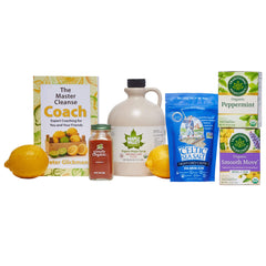 Maple Valley Master Cleanse kit bottle front shows convenient daily syrup dose