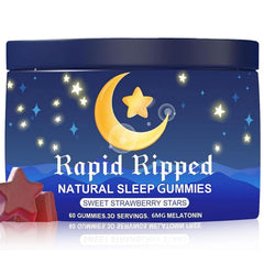 MAPUG Radiya bottle with fruit-flavored gummies for easy sleep support