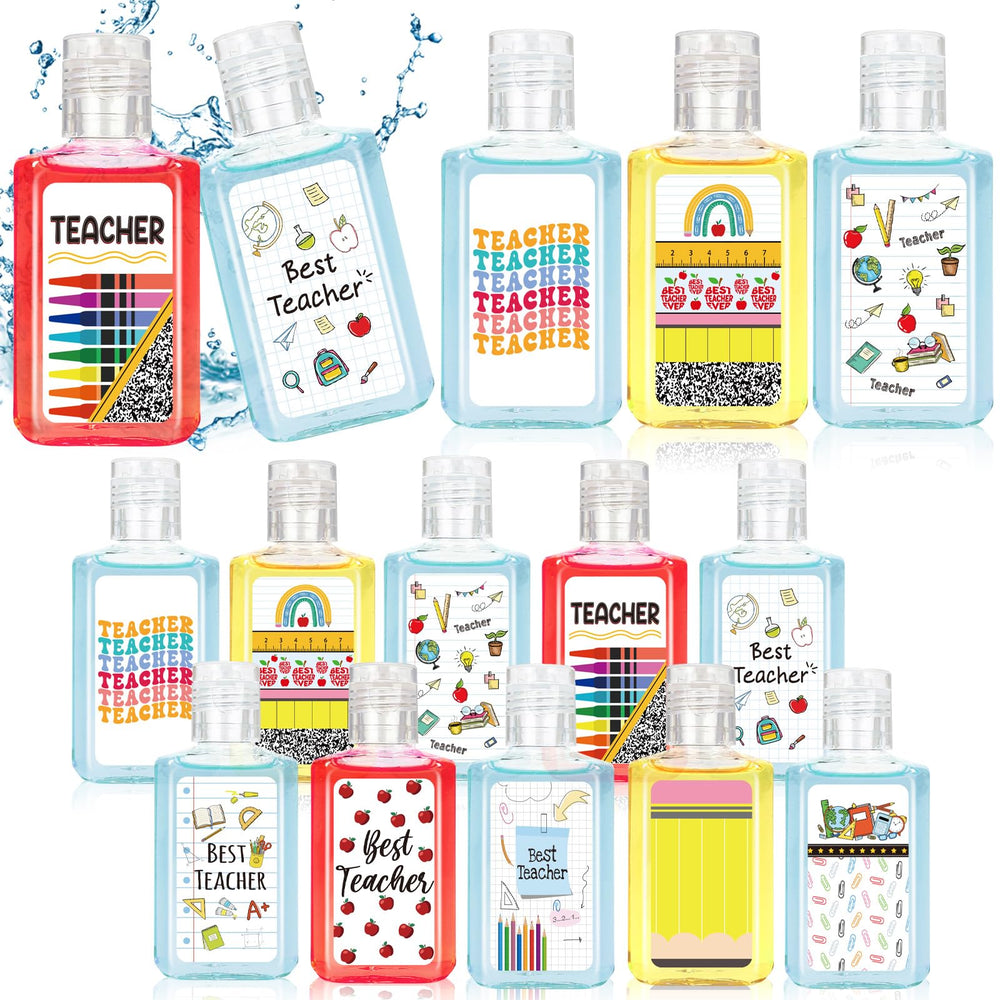 Marhpveua teacher hand sanitizer with ten styles for gifting and classroom care