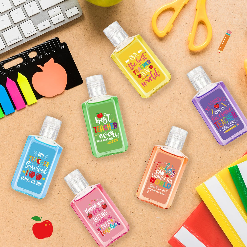 Marhpveua travel-size hand sanitizer, lightweight 1-ounce bottle easy to carry in bags or pockets.