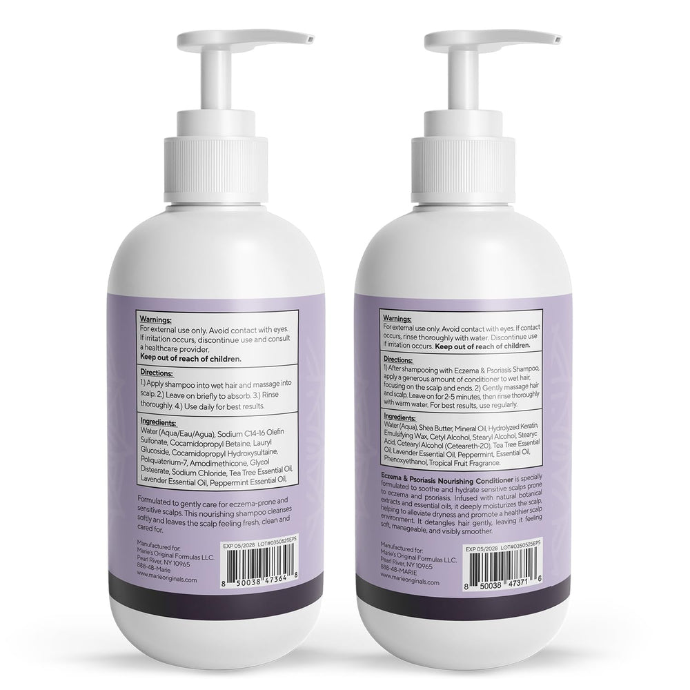 Marie Originals 8oz conditioner bottle image demonstrates lightweight hydration