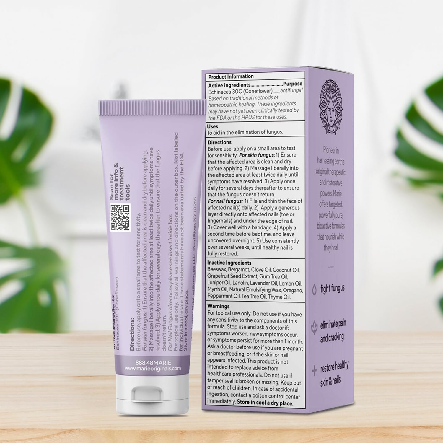 Marie Originals Bioactive Barrier Ointment emphasizes certified organic ingredients for mindful skincare.
