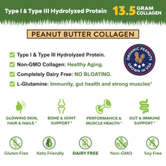 MariGold collagen powder scoop dissolving into beverage for easy mixability and absorption