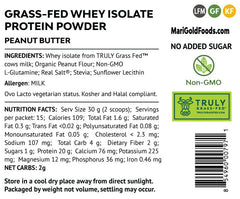 MariGold packaging front highlights 20g protein and allergen-free label
