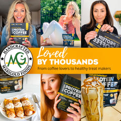 MariGold keto-friendly coffee glass captures refreshing, ready-to-drink energy