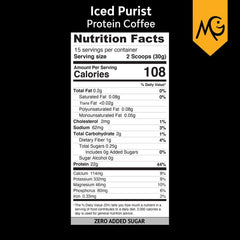 MariGold nutrition panel highlights 22 g protein and 1 net carb