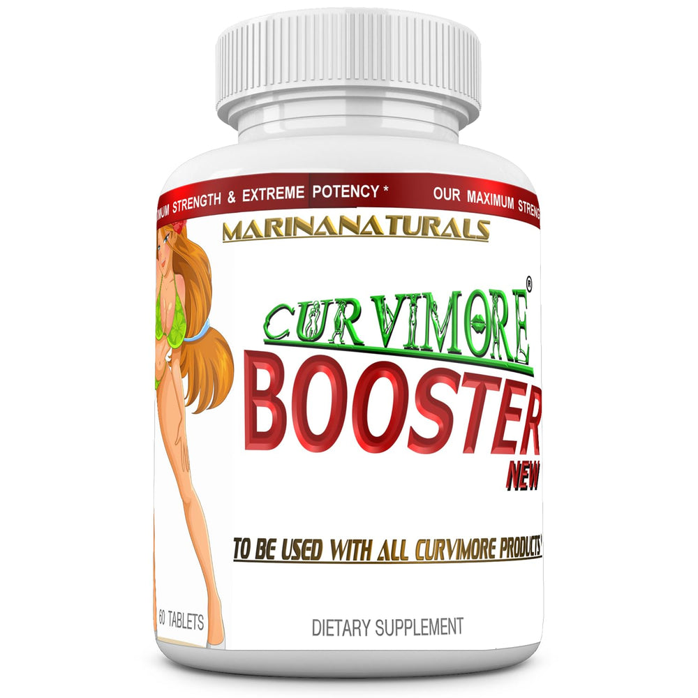 MARINANATURALS Curvimore Booster bottle with compact pills for easy daily use.