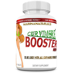MARINANATURALS Curvimore Booster bottle with compact pills for easy daily use.