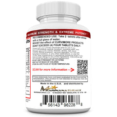 MARINANATURALS Curvimore Booster pills close-up, showing small dosage ideal for regular use.