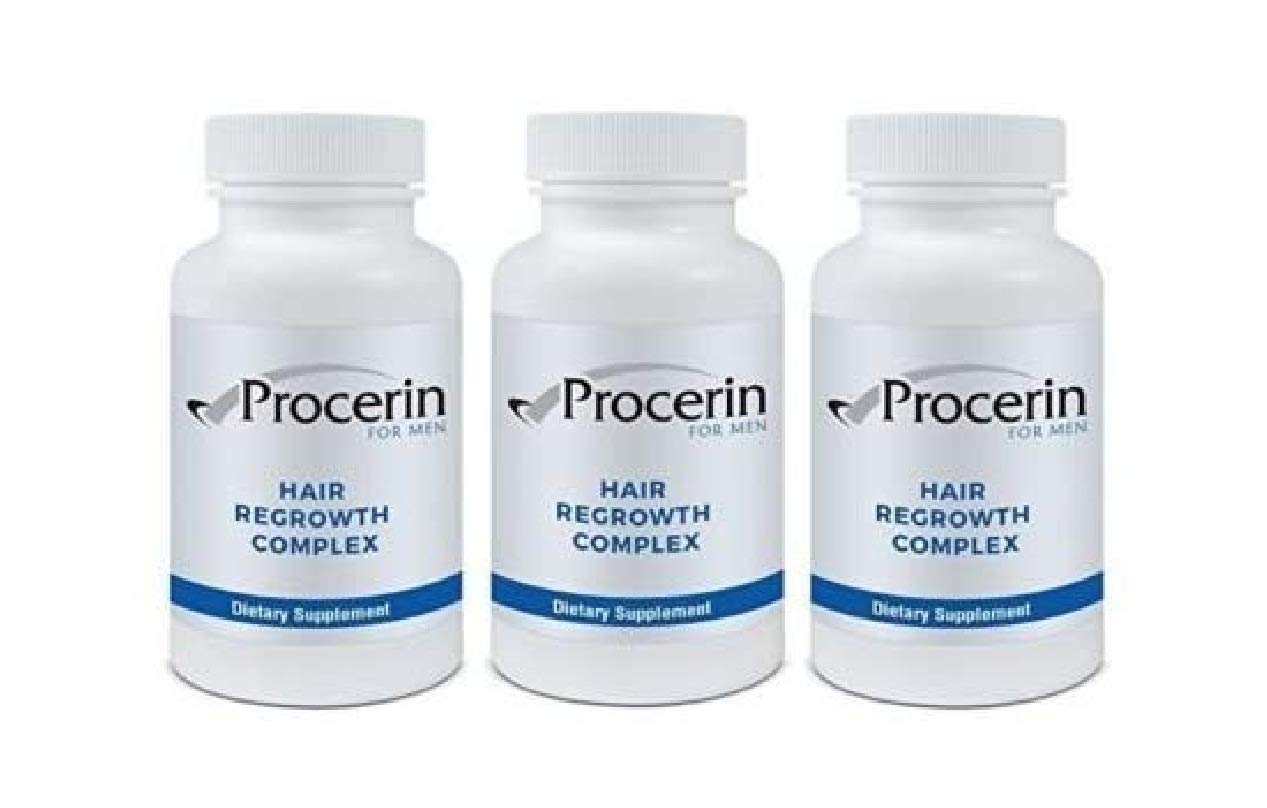 Marine Essentials Procerin tablets bottle for daily hair support