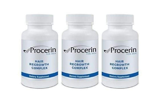 Marine Essentials Procerin tablets bottle for daily hair support