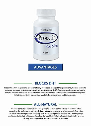 Marine Essentials Procerin topical application on scalp