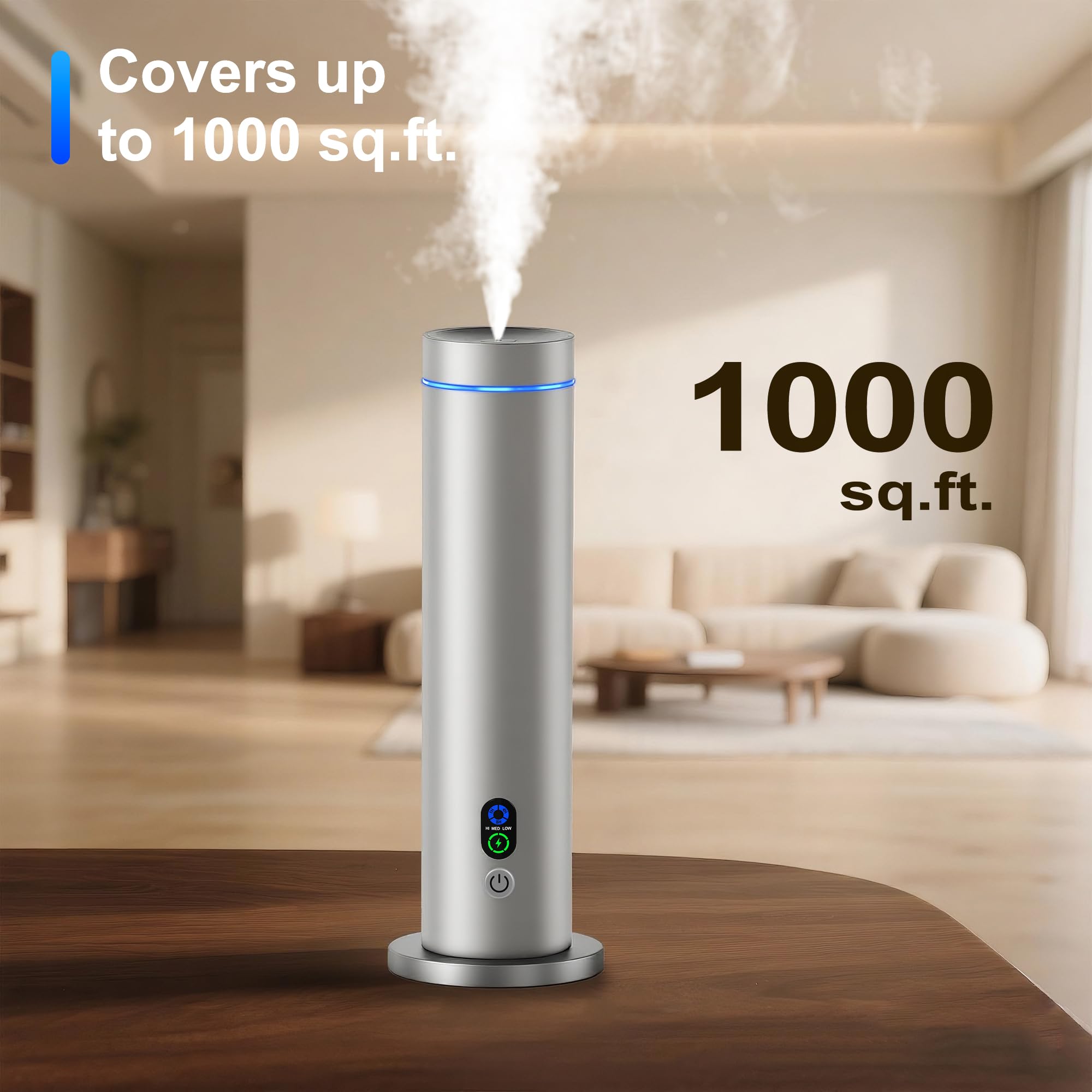 Maromalife quiet diffuser keeps bedrooms serene during rest.
