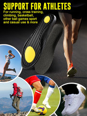 MARRDO carbon fiber insole six sizes ensures versatile fit across shoes.