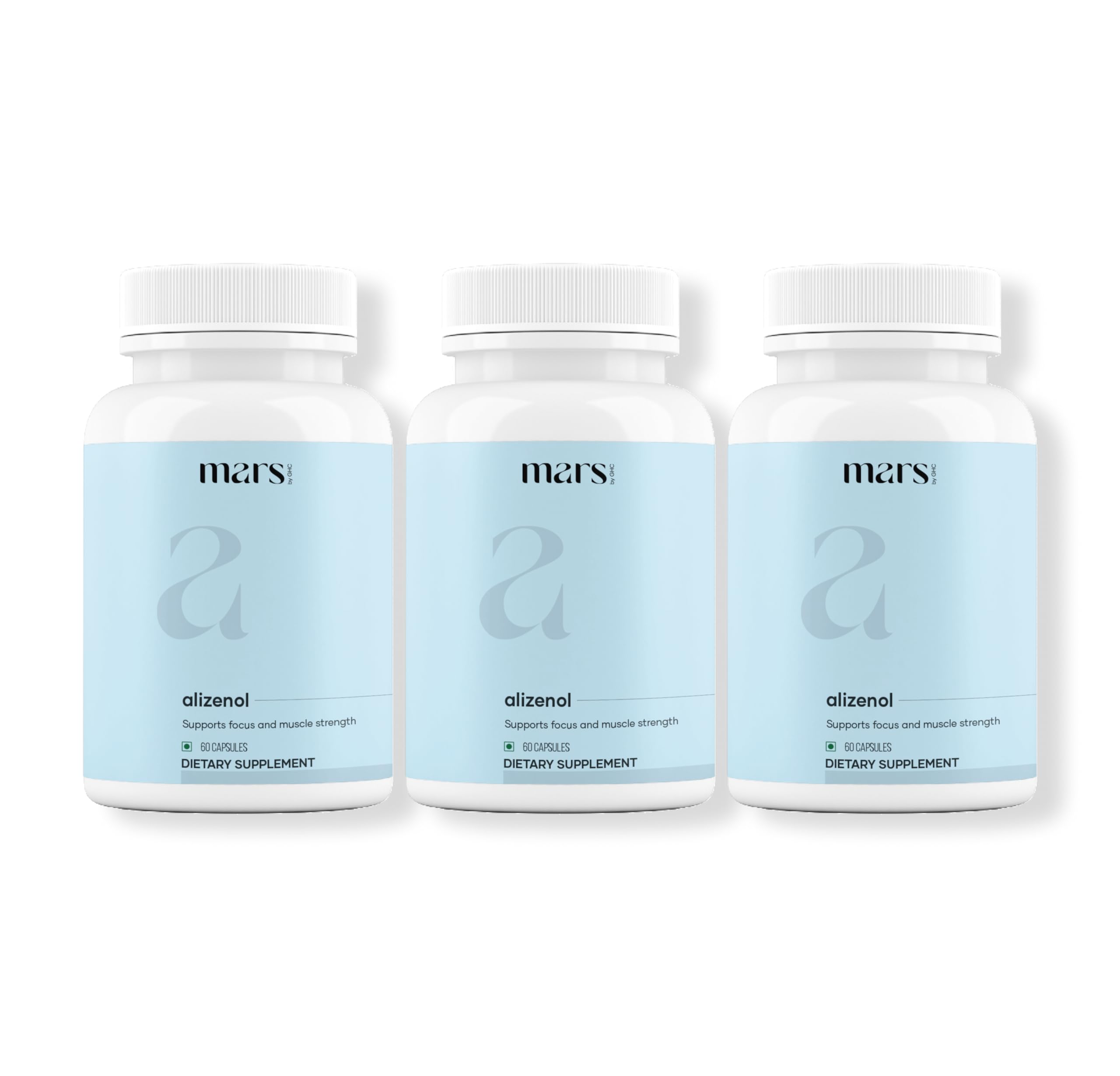 Mars Alizenol capsules bottle front view for daily routine support