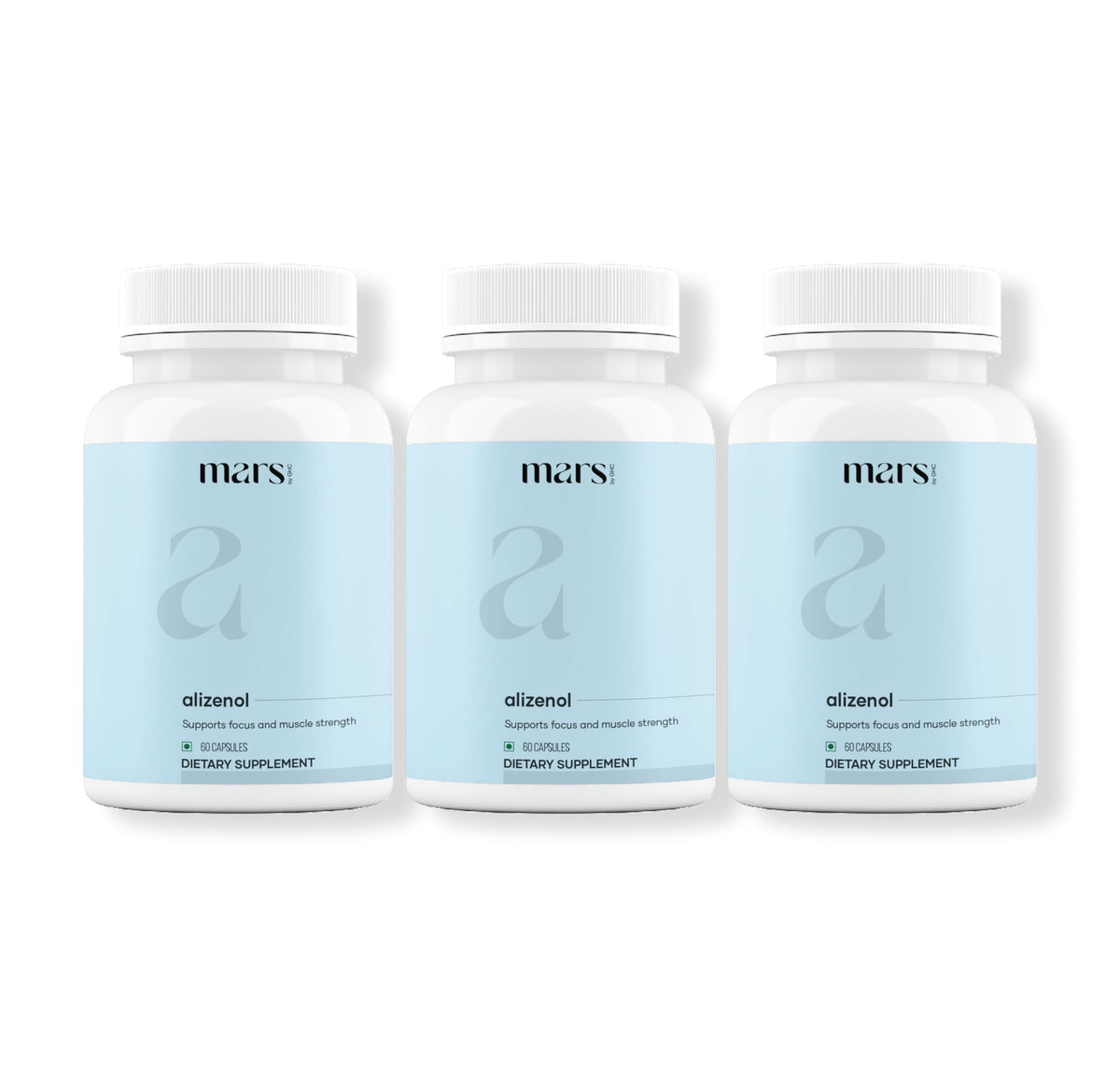 Mars Alizenol capsules bottle front view for daily routine support