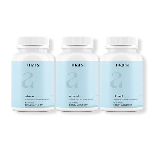 Mars Alizenol capsules bottle front view for daily routine support