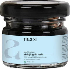 Mars by GHC Himalayan Shilajit Gold Resin 15g pack for natural energy.