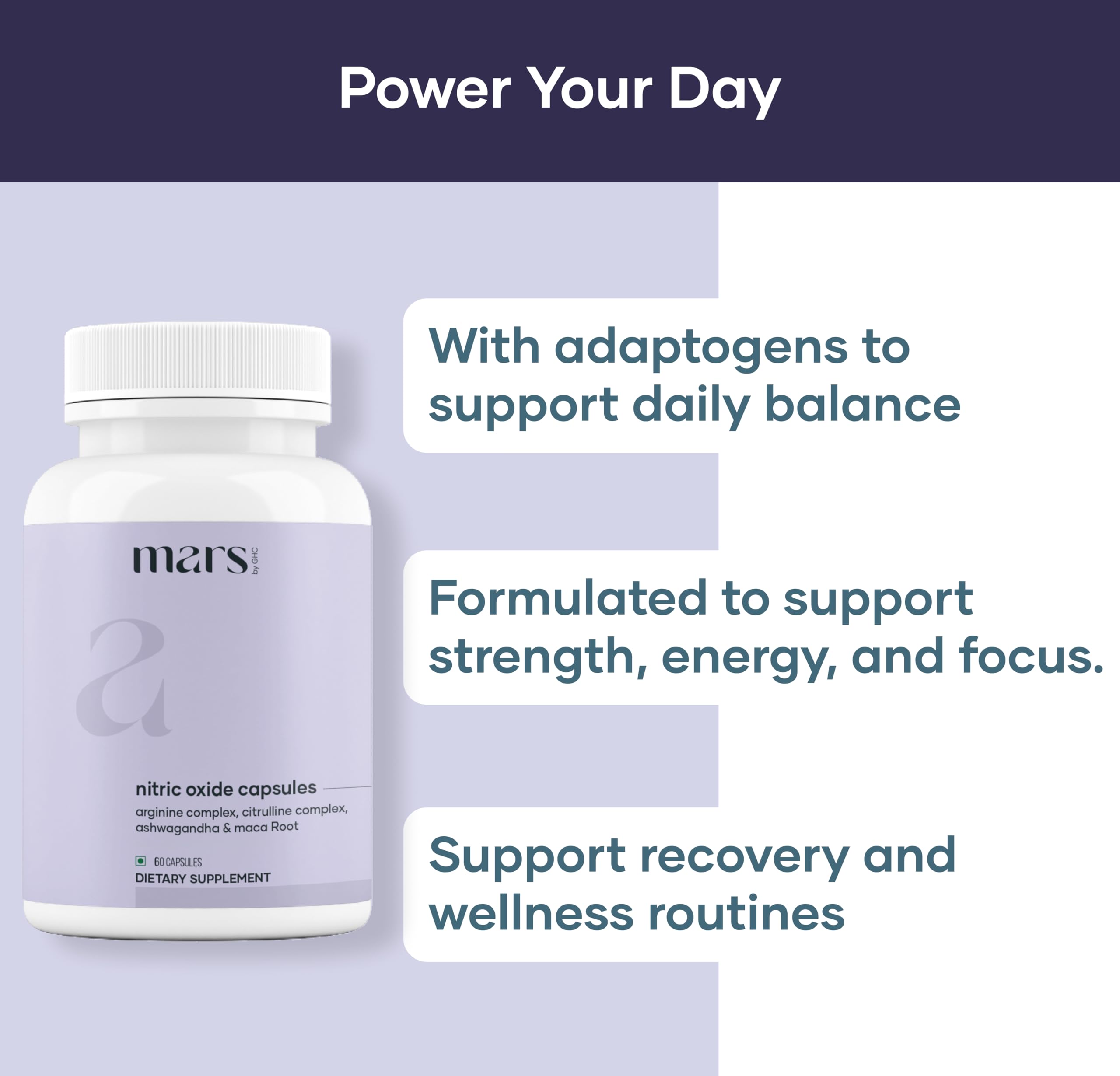 Mars by GHC bottle pour captures quick, convenient pre-workout energy on the go.