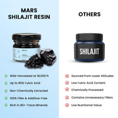 Shilajit resin close-up showing rich texture ideal for wellness routines