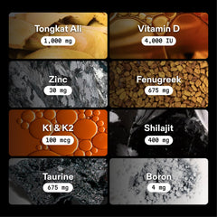 Mars Men Booster tongkat ali ingredient close-up for natural support