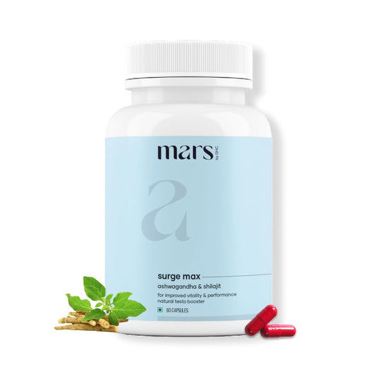 Mars Surgemax capsules close-up showing smooth texture and glossy coating
