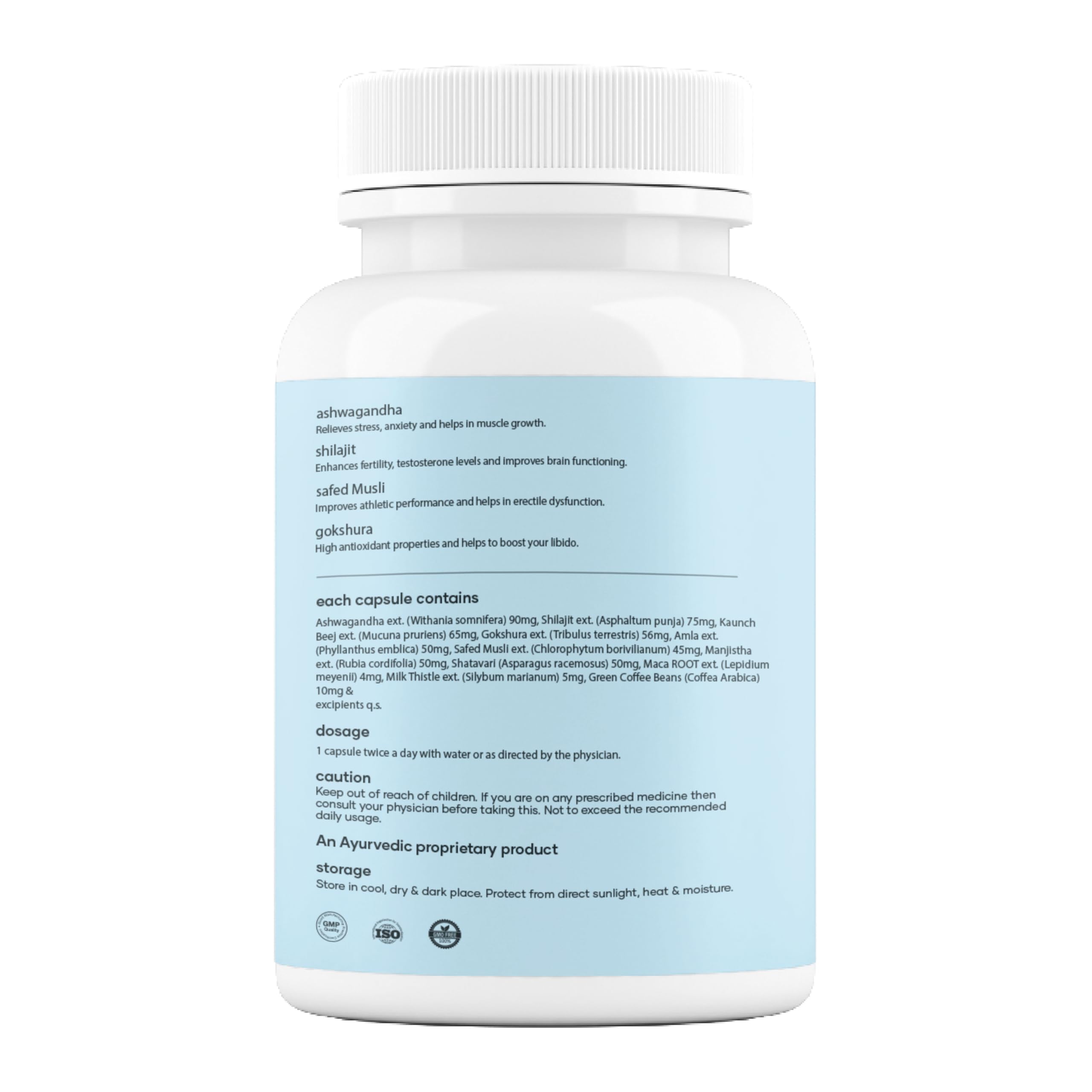 Mars Surgemax vegetarian formula capsule close-up for daily vitality