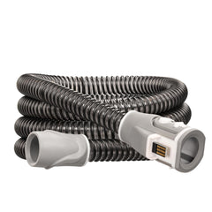Mars Wellness CPAP heating tube in a relaxed layout showing its flexible 6-foot reach for comfortable usage
