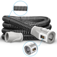 Mars Wellness CPAP hose shown with cleaning accessories for simple maintenance