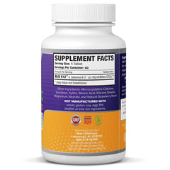 Mars Wellness bottle side view highlights dairy-free, sugar-free formula for daily use.