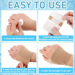 Marsui bandages for large wounds offer quick, easy application.