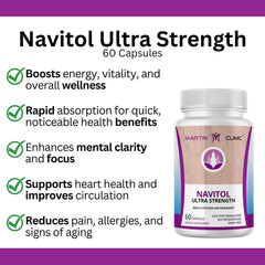 Martin Clinic Navitol packaging box displayed for daily wellness