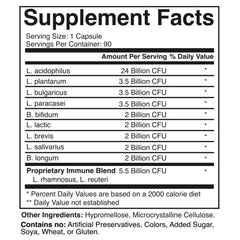 Martin Clinic Probiotic bottle pour illustrating on-the-go dosage for digestion