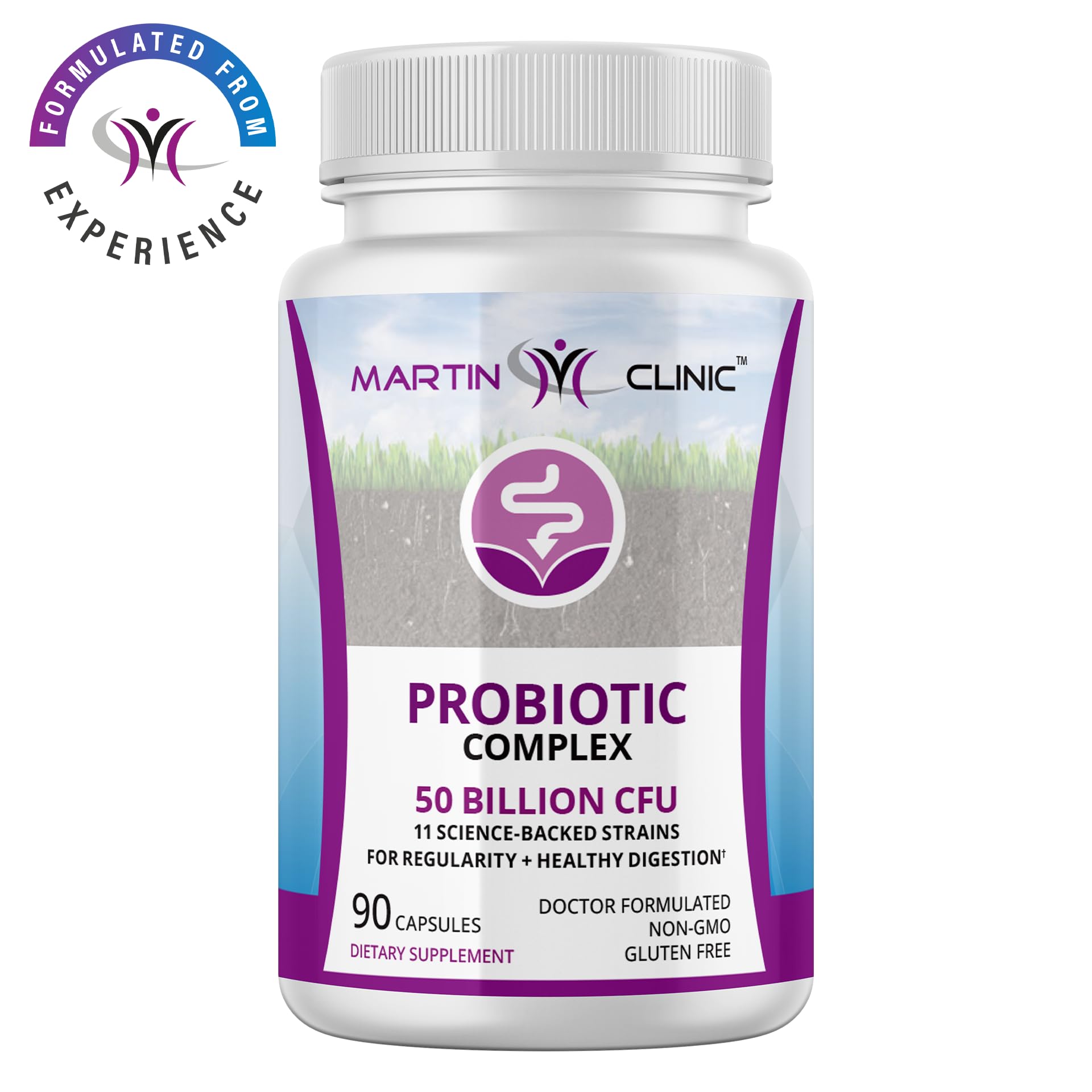Martin Clinic Probiotic health synergy concept pairing with meals for uptake