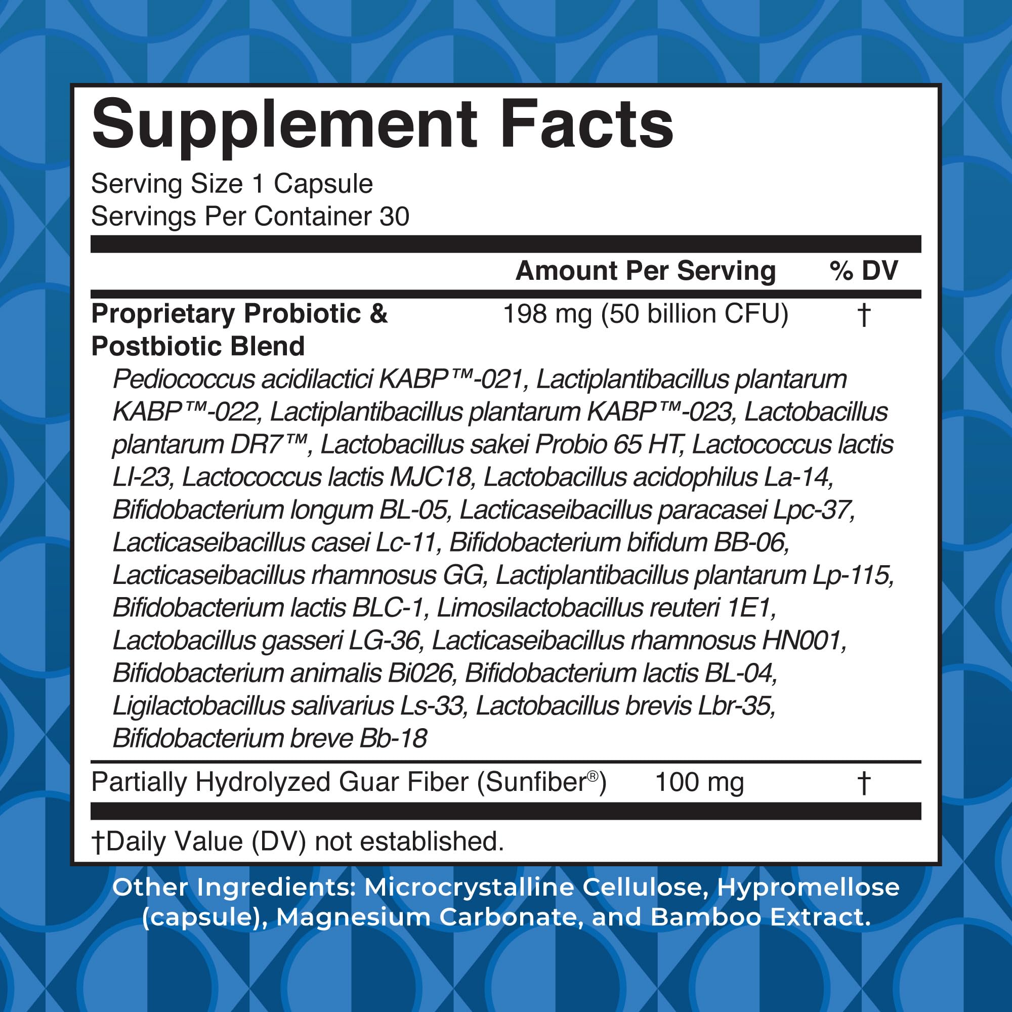 MaryRuth's 3-in-1 capsules ready for daily digestive support.