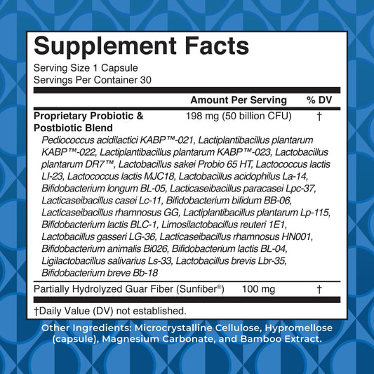 MaryRuth's 3-in-1 capsules ready for daily digestive support.