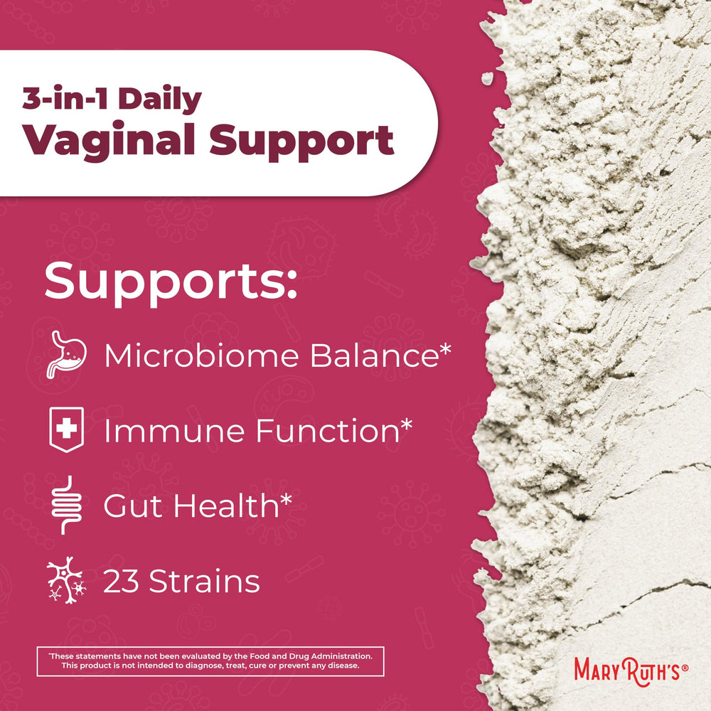 MaryRuth's powder dissolves quickly in water for quick daily use.