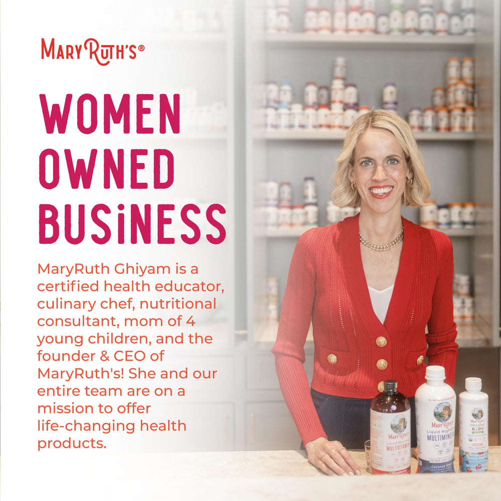 MaryRuth's usage shot shows one capsule daily for convenience.