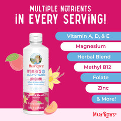 MaryRuth’s packaging shows Clean Label Project verification and vegan formulation.