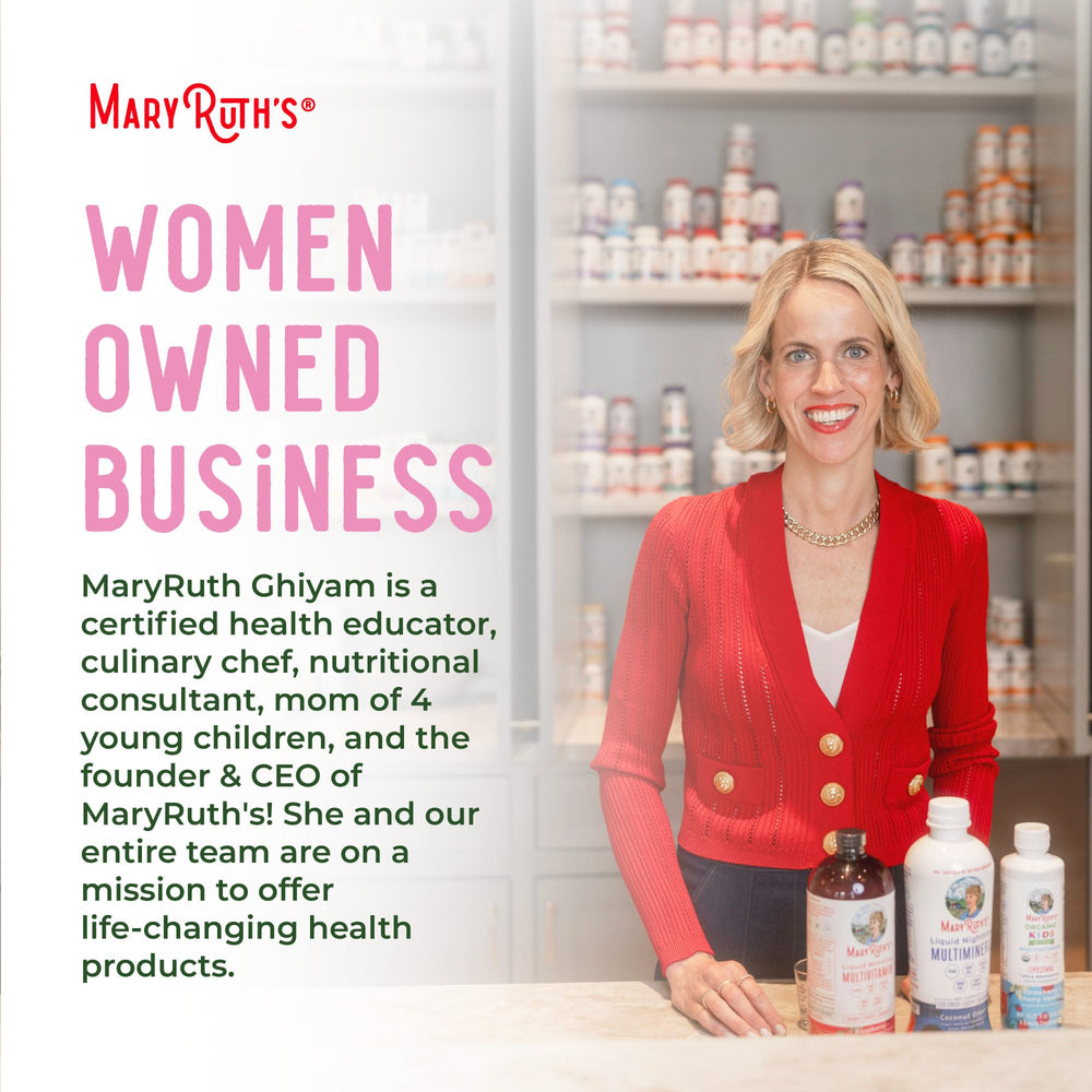 MARYRUTH'S collagen boosting gummies on-the-go bottle for easy daily ritual