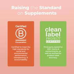 MaryRuth's CoQ10 label detail showing clean vegan ingredients.